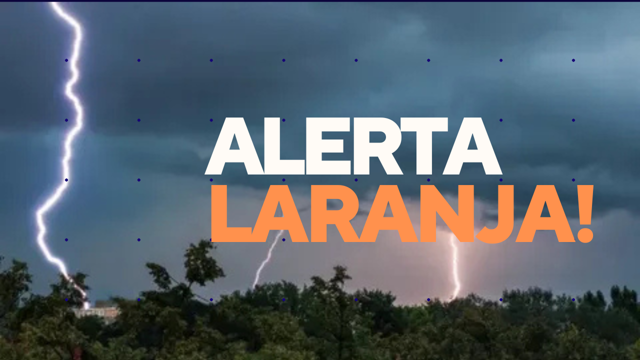 O alerta laranja, emitido pelo Instituto Nacional de Meteorologia (INMET), avisa sobre a possibilidade de tempestades severas no Rio Grand...