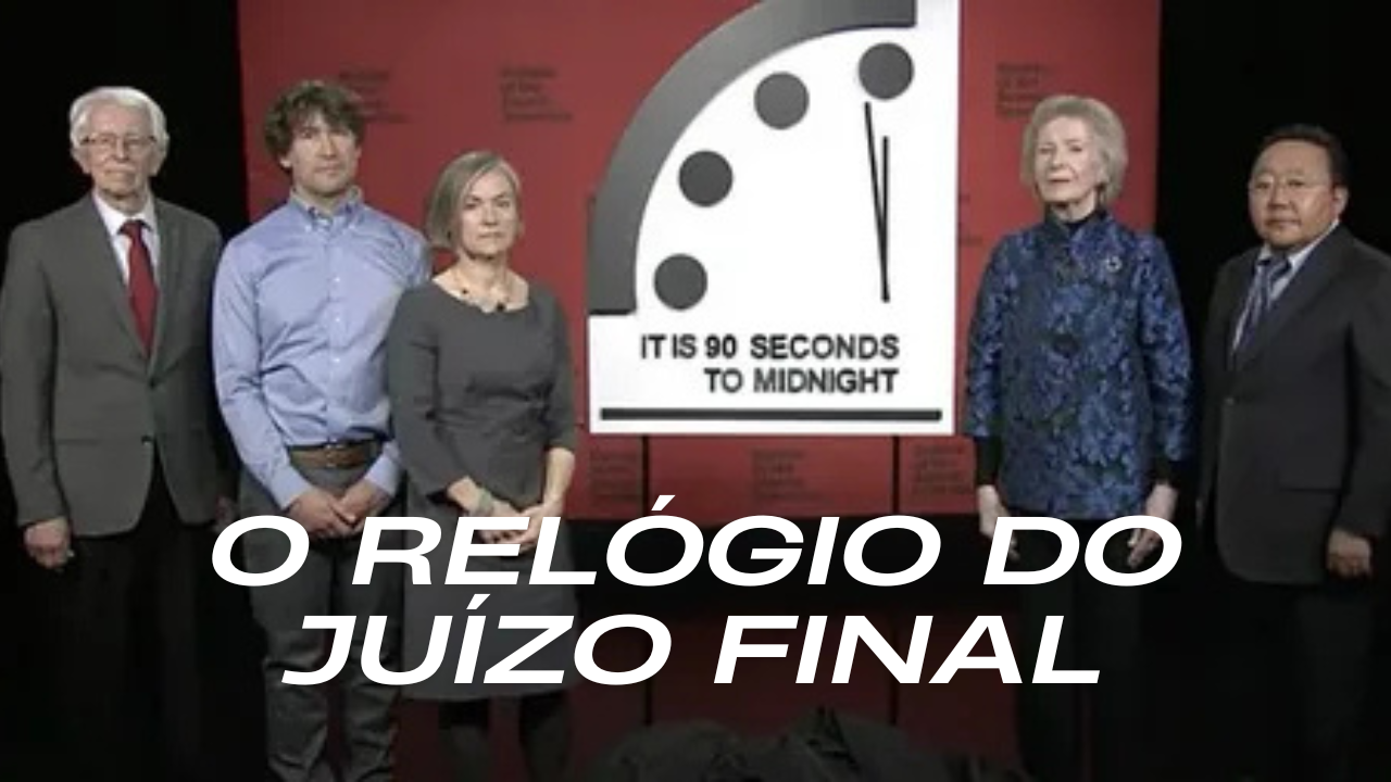 O Relógio do Juízo Final é um símbolo criado pela Bulletin of the Atomic Scientists para representar o risco de destruição global causado....